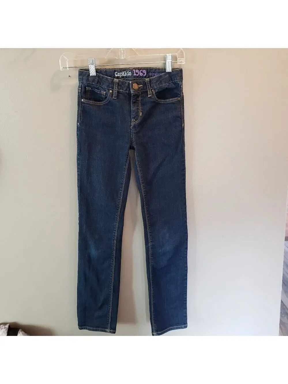 NWOT Gap kids dark wash straight jeans